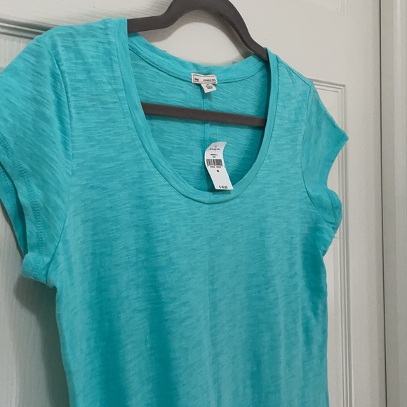 NWT GAP teal/aqua tee shirt dress size Medium - Picture 4 of 6